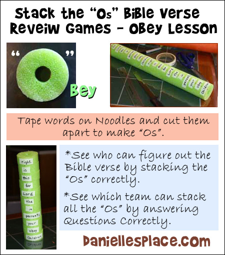 Stack the "Os" Bible Verse Review Game