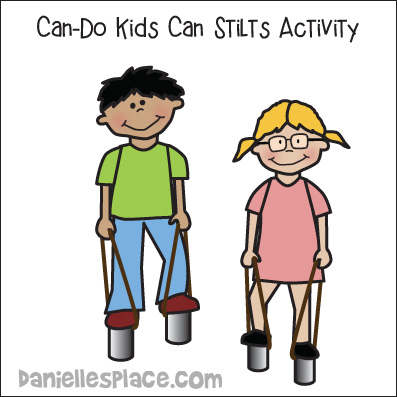 Can-do Can Stilts Activity