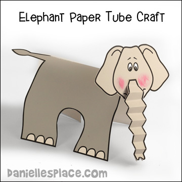 Paper Towel Tube Elephant Craft