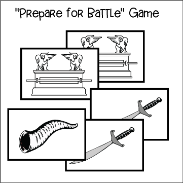 "Prepare for Battle" Joshua and the Battle of Jericho Bible Review Game for Children