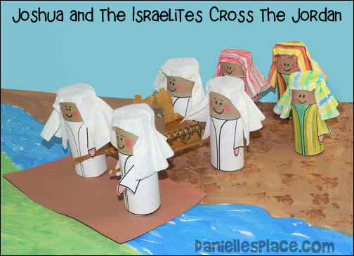 Joshua and the Israelites Cross the Jordan River Bible Craft