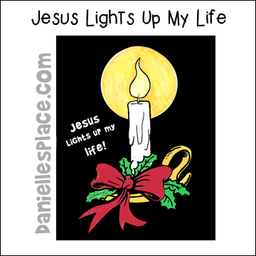  Jesus Lights Up My Lift Color Sheet