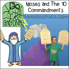 Moses and The Ten Commandments Bible Lesson
