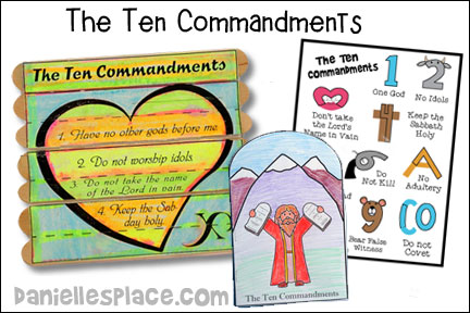 Ten Commandment Crafts For Kids Page 3