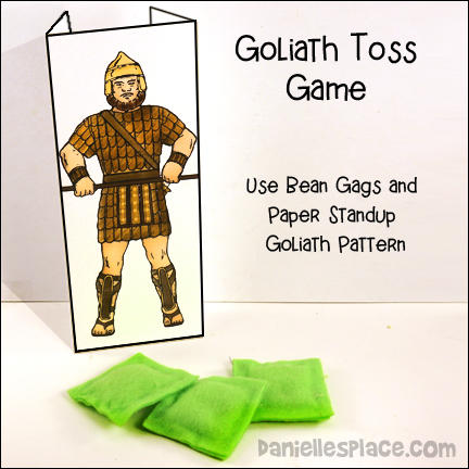 David and Goliath Toss Game Bible Story Review Game from www.daniellesplace.com