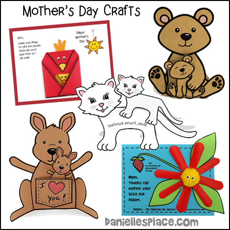 Mother's Day Crafts for Kids from www.daniellesplace.com