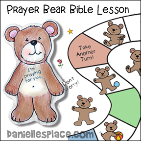 Don't Worry Pray Bible Crafts and Bible Lesson for Children's Ministry