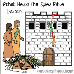Rahab Helps the Bible Lesson For Children
