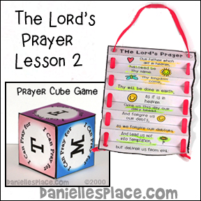 The Lord's Prayer Bible Crafts 2