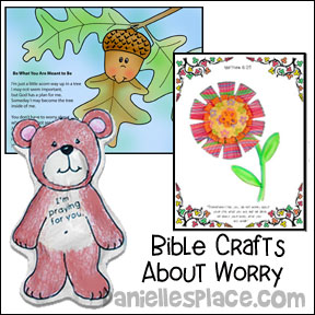 Bible Crafts About Worry for Children