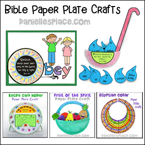 Bible Paper Plate Crafts