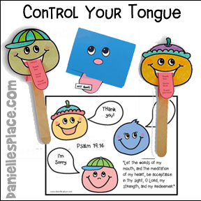 Contol Your Tongue - Let the Son Shine Through Bible Lesson for Children