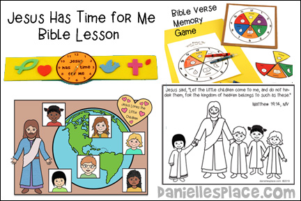Jesus Has Time for Me Bible Lesson for Children - Let the Little Children Come to Me Bible Lesson