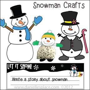 Snowman Crafts and Learning Activities for Children