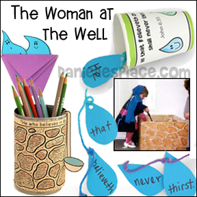 Women at the Well Bible Lesson and Crafts for Children from www.daniellesplace.com