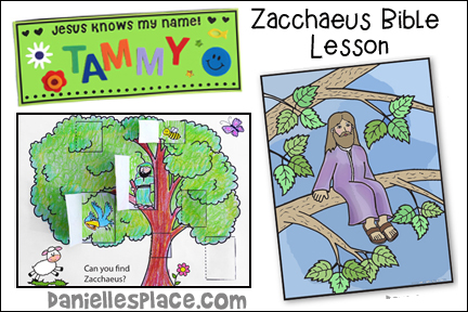 Zacchaeus Bible Lesson for Children's Ministry
