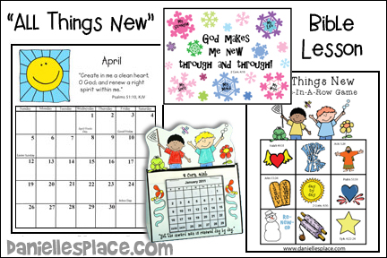 All Things New - New Years Bible Lesson for Children