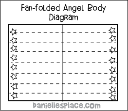 Fan-folded Angel Body Diagram