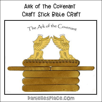 Ark of the Covenant Craft Stick Bible Craft