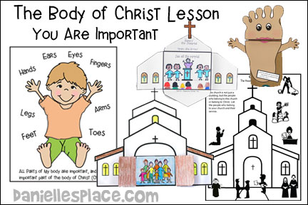 Body of Christ Bible Lesson for Children's Ministry