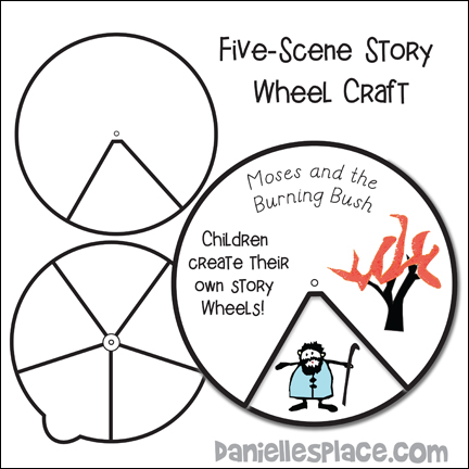 Five-Scene Story Wheel Craft Patterns