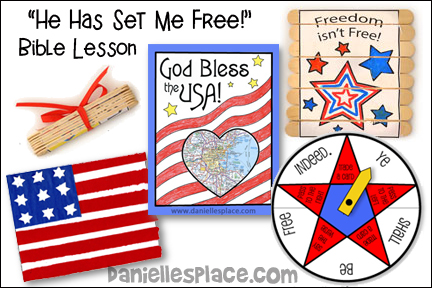 He Has Set Me Free Bible Lesson for Children's Ministry