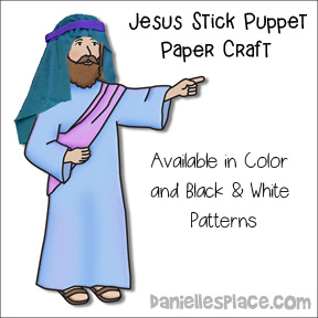 Jesus Stick Puppet