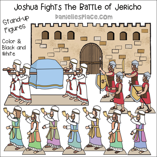 Joshua Fights the Battle of Jericho Bible Printables