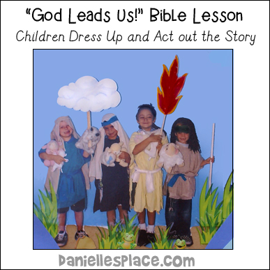 God Leads Us Interactive Bible Lesson about Moses Crossing the Red Sea 