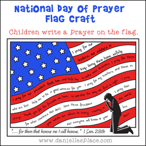 National Day of Prayer Bible Craft for Sunday School
