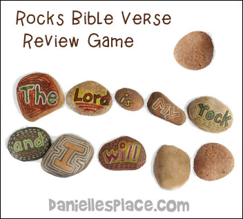 Rock Bible Verse Review Concentration Game from www.daniellesplace.com