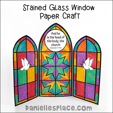 Stained Glass Window Bible Crafts And Activities