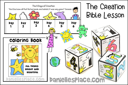 The 6 days of creation!  One year bible, In the beginning god, Days of  creation