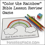 Color the Rainbow Bible Verse Review Game