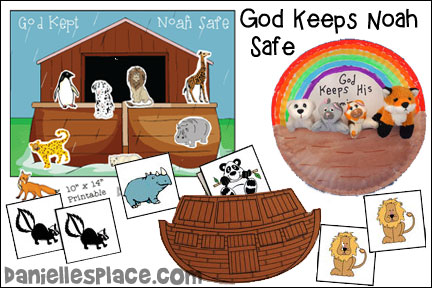 God Keeps Noah Safe Bible Lesson for Children