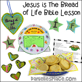 Jesus is the Bread of Life Bible Crafts and Bible Games for Children's Ministry