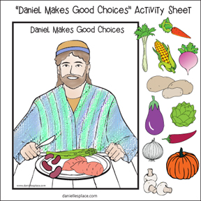 Daniel Makes a Good Choice Activity Sheet