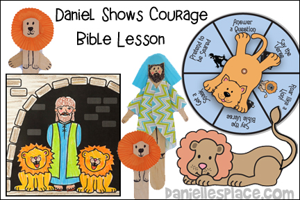 Daniel Shows Courage Bible Lesson for Children