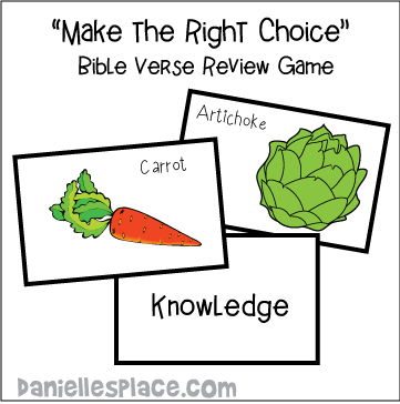  “Make the Right Choice” Bible Verse Review Game