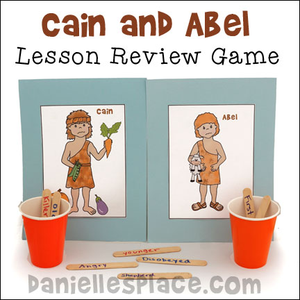 Cain and Abel Bible Lesson Review Relay Game