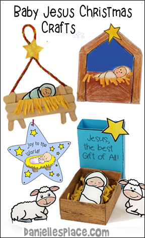 Baby Jesus Christmas Crafts for Children's Ministry