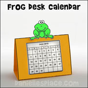 Frog Calendar Craft