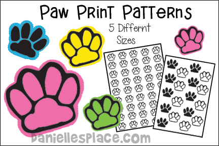 Cat Paw Print Patterns