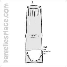 sock puppet diagram